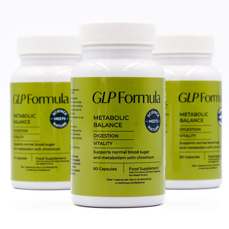 GLP Formula Pflanzen-Komplex + Chrom – Natürliche Unterstützung für Stoffwechsel & Balance – 60 Kapseln