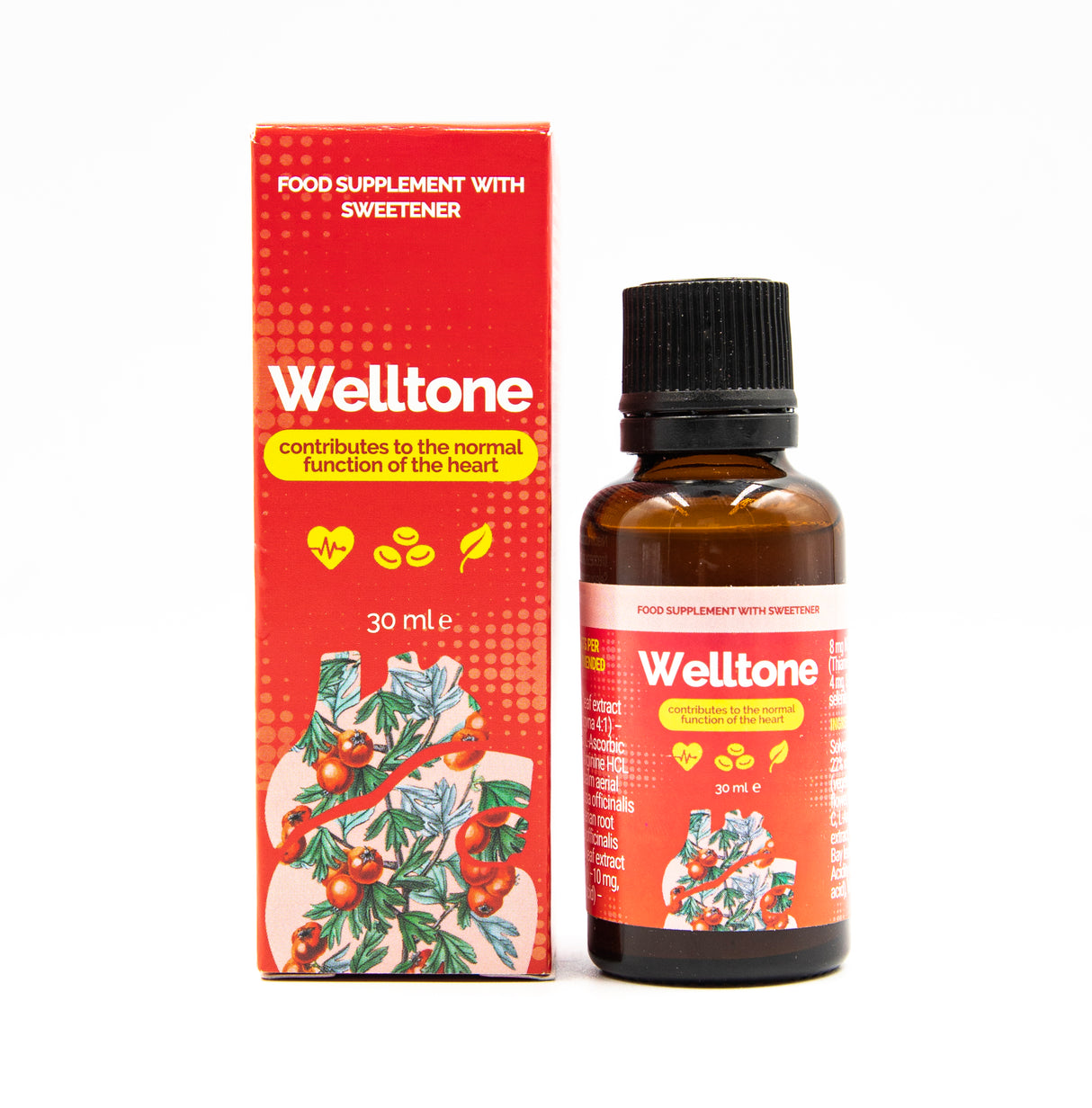 Welltone Forte gocce di erbe aromatiche.