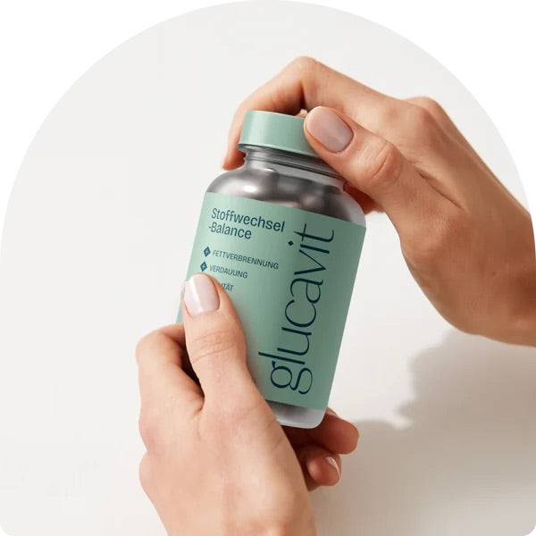 Glucavit – Nahrungsergänzung mit 11 essenziellen Nährstoffen | Vitamine & Mineralstoffe für Energie, Vitalität & Wohlbefinden